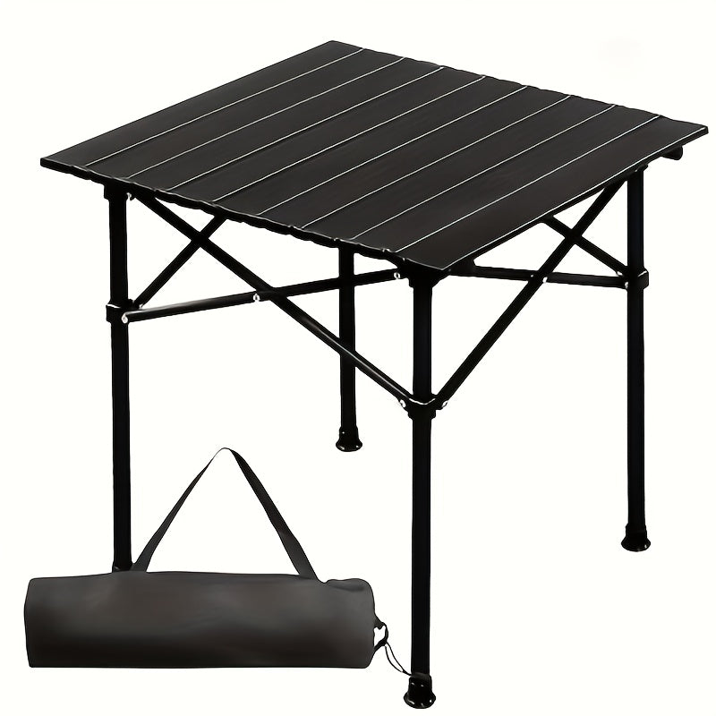 Portable Folding Camping Table with Storage Bag - Lightweight Large Outdoor Picnic Table for Camping, BBQ, Garden, Beach & Backyard, Foldable Camp Table for Family