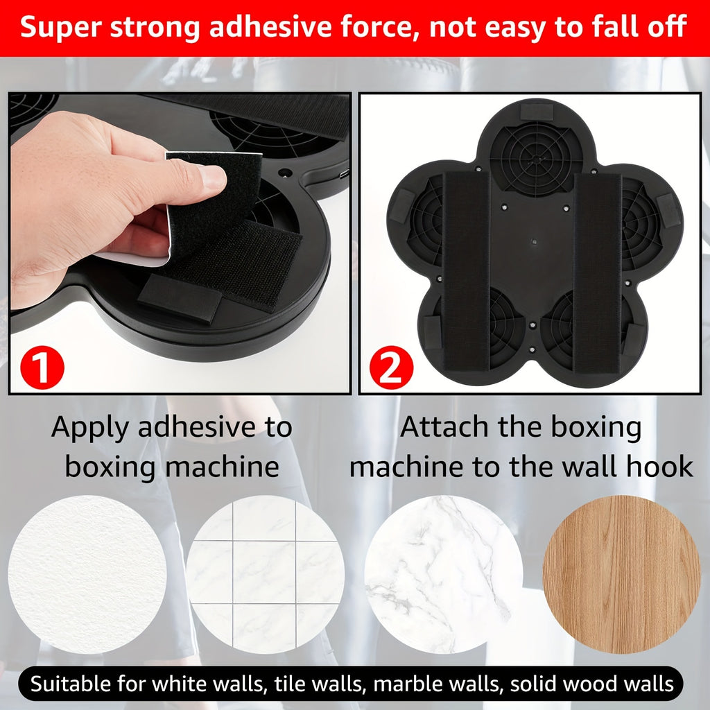 Music Boxing Machine Wall Mounted Smart Electronic Target – USB Rechargeable Wireless Fitness Striking Trainer for Home Gym Adults