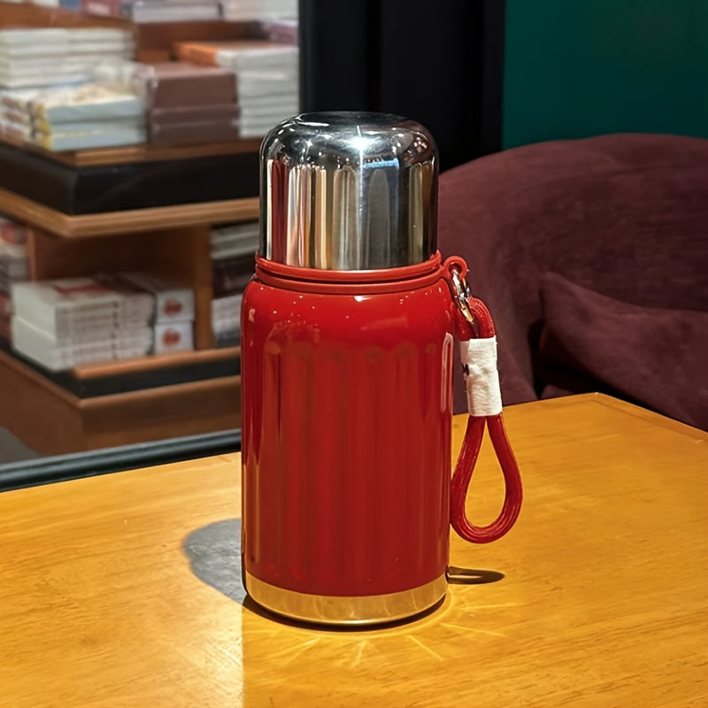 Stainless Steel Thermos 316 Vacuum Insulated Tumbler Keeps Drinks Hot & Cold – Portable Travel Cup for Work School Camping Sports