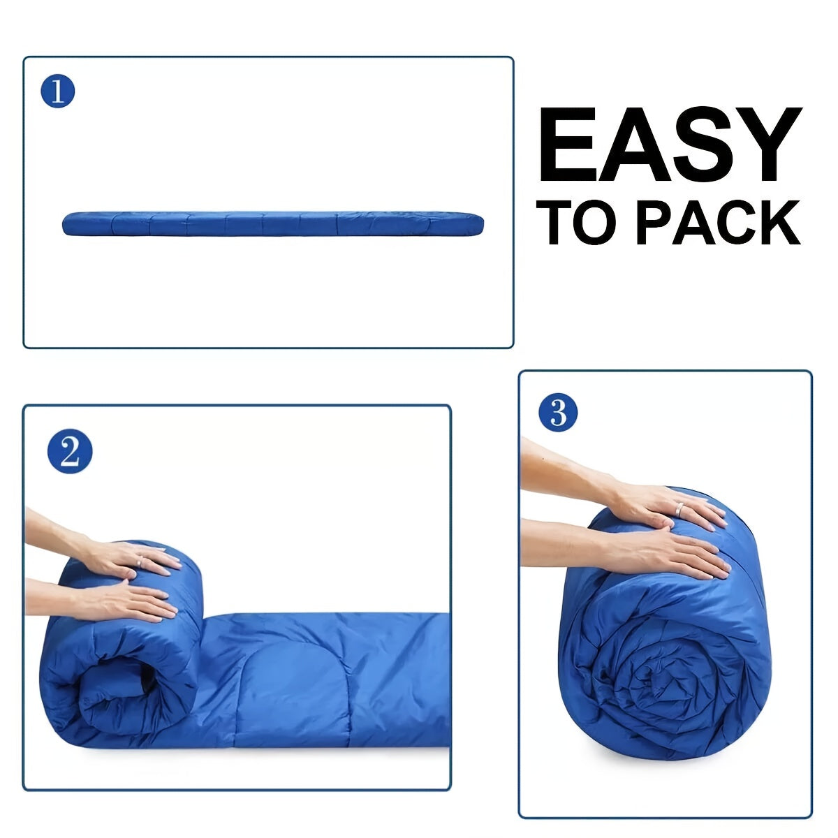4 Season Sleeping Bag Lightweight Cold Weather – Envelope Design, Drawstring Closure & Adjustable Head Strap | 0–19°F Rated for Camping, Backpacking, Hiking & Mountaineering | 1 or 2 Pack