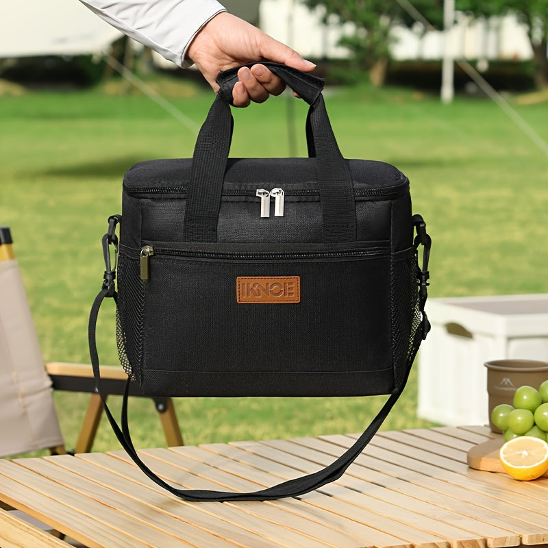 Foldable Insulated Lunch Bag Leakproof Thermal Tote with Aluminum Foil Lining – Keeps Food Cold 6+ Hours for Women Men Kids Work School Picnic