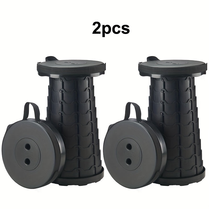Portable Folding Stool 2 Pack 400 Lbs Capacity Collapsible Lightweight Seat – Camping Fishing Hiking BBQ Kitchen Indoor Outdoor Rainbow Gift