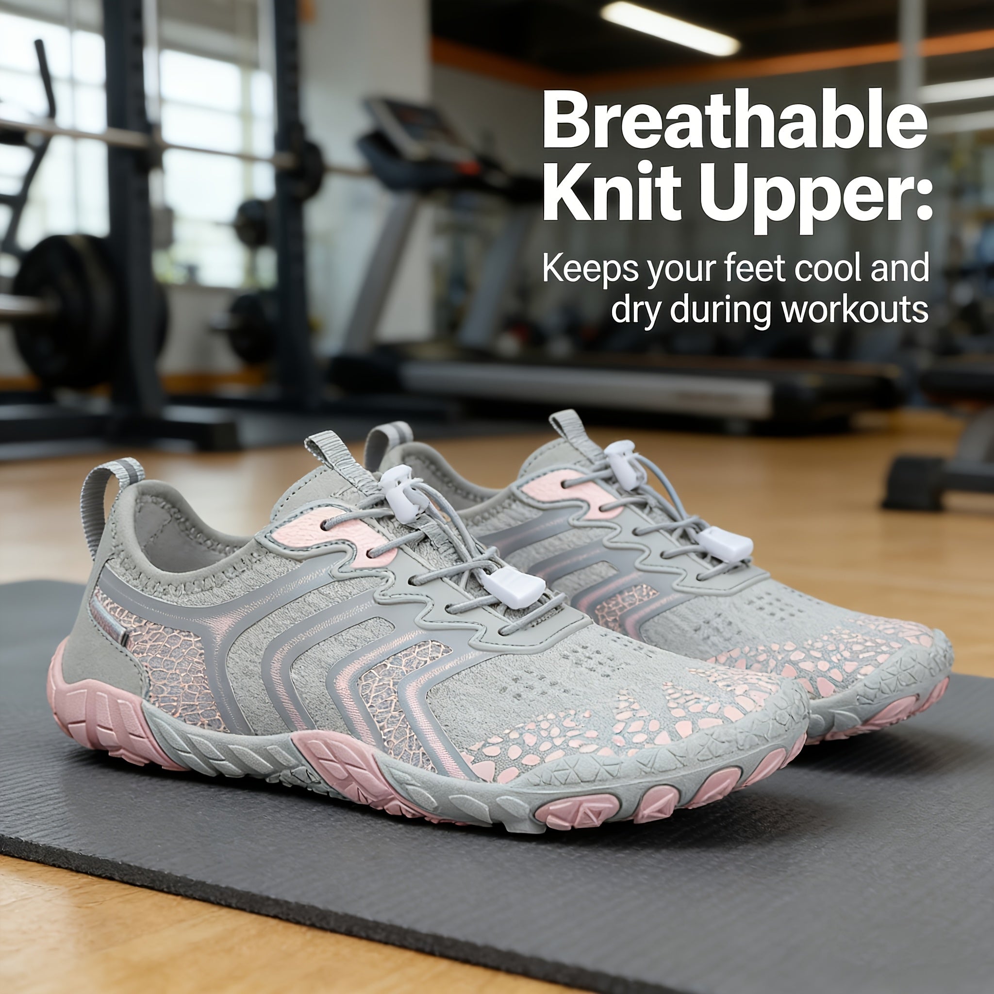 Women's Barefoot Hiking Shoes Breathable Lightweight - Sports Outdoor Beach Seaside Shoes Fashionable Versatile, Sizes US 6-11, Red Blue White Black Pink