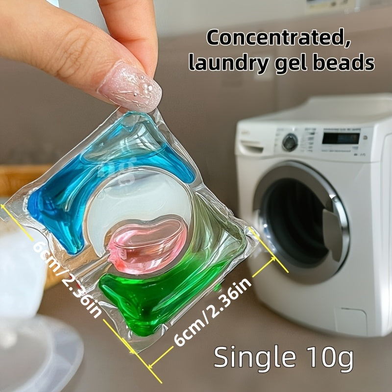 Laundry Pods Concentrated – Deep Cleaning, Tough Stain Removal, Long-Lasting Fragrance, Quick-Dissolving No Residue Laundry Detergent Pods | 200g, 300g, 600g, 1200g Bulk Pack