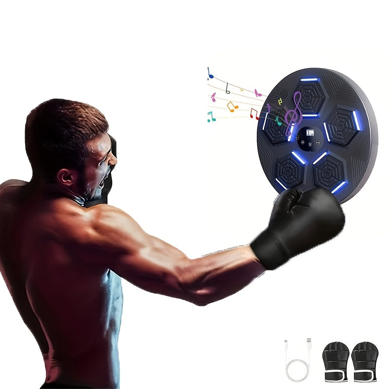 Musical Boxing Machine Wall Mounted – Interactive Boxing Target for Home Training, Punch Exercise Equipment with Music, Stress Relief & Fitness Workout, 3 Models Available