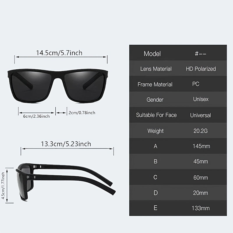 UV Protection Sunglasses 6-Pack for Men Women – Lightweight PC Frame Anti-Glare High-Definition Lenses, Outdoor Driving Sports Eyewear, Bulk Glasses Set