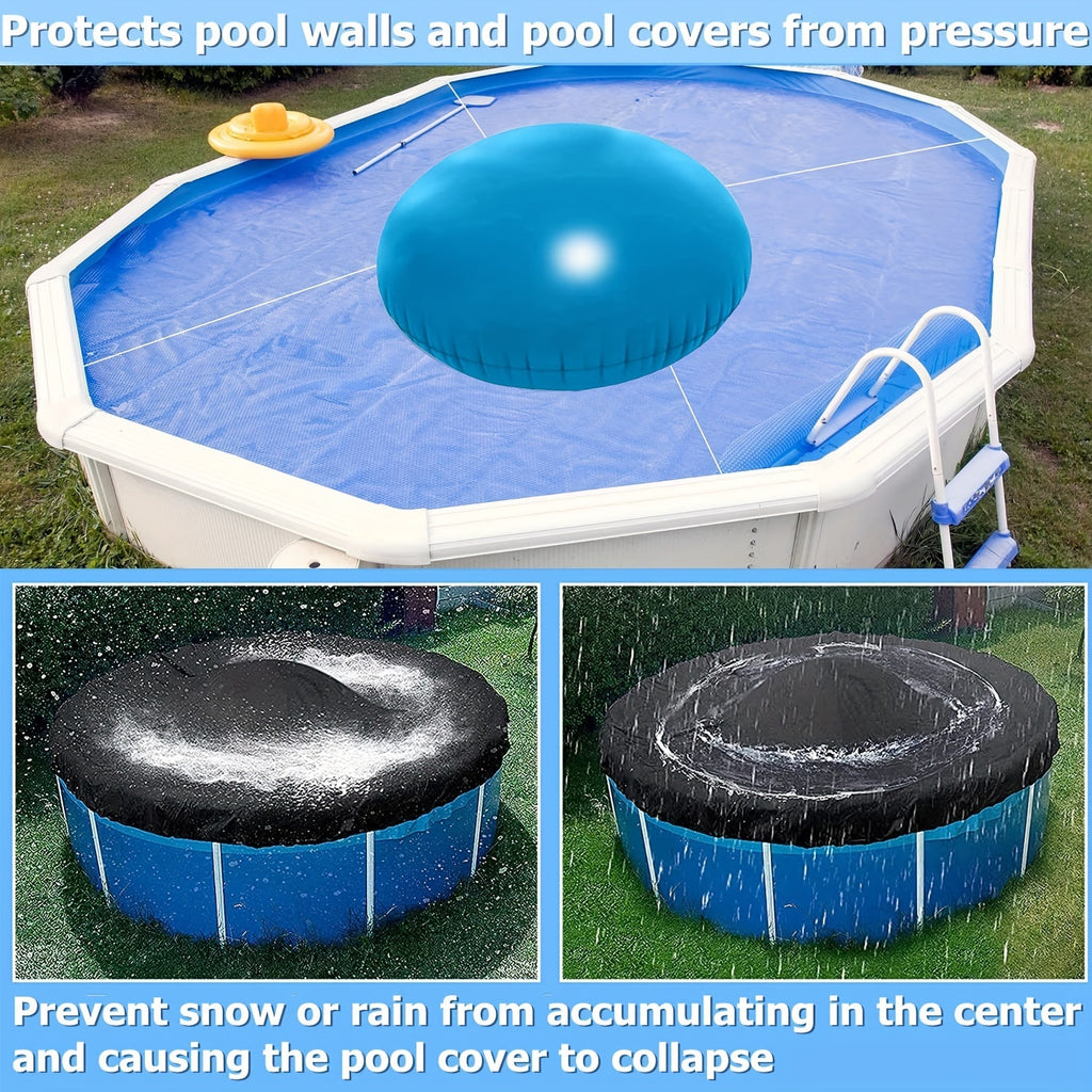 Pool Pillow for Above Ground Pool Winter Closing – 4ft Round 0.4mm Thick PVC Air Pillow Winterizing Kit, Supports Pool Cover, 1-4 Pack Options