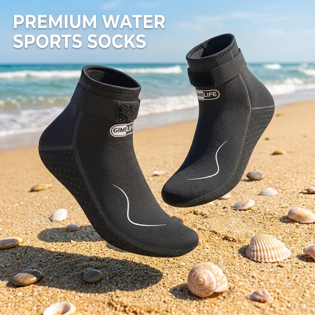 3mm Neoprene Diving Socks High Low Cut Wetsuit Socks for Men Women – Snorkeling Paddle Board Kayaking Beach Water Sports S-XXL