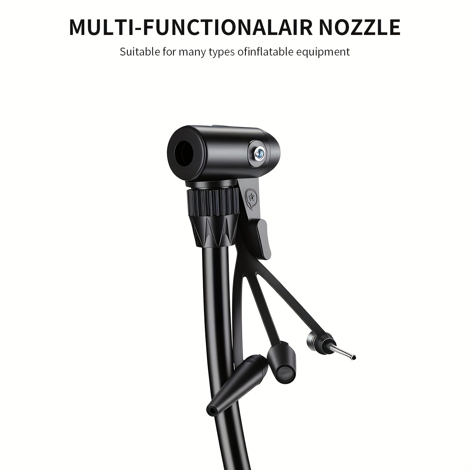 Foot Pump Portable High Pressure Inflator for Bicycle Car Motorcycle Basketball Universal Floor Pump Auto Rebound Compact