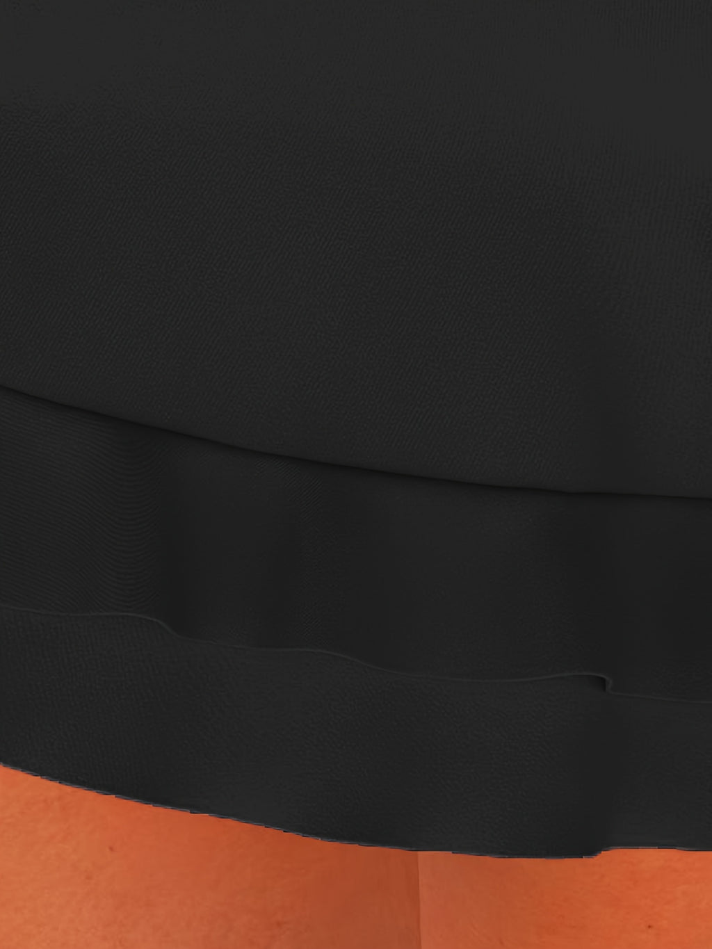 Women's Beach Wrap Skirt Sarong Cover Up – Sexy Solid Black Swimsuit Cover, Sizes S-XXL, Summer Vacation Pool Resort