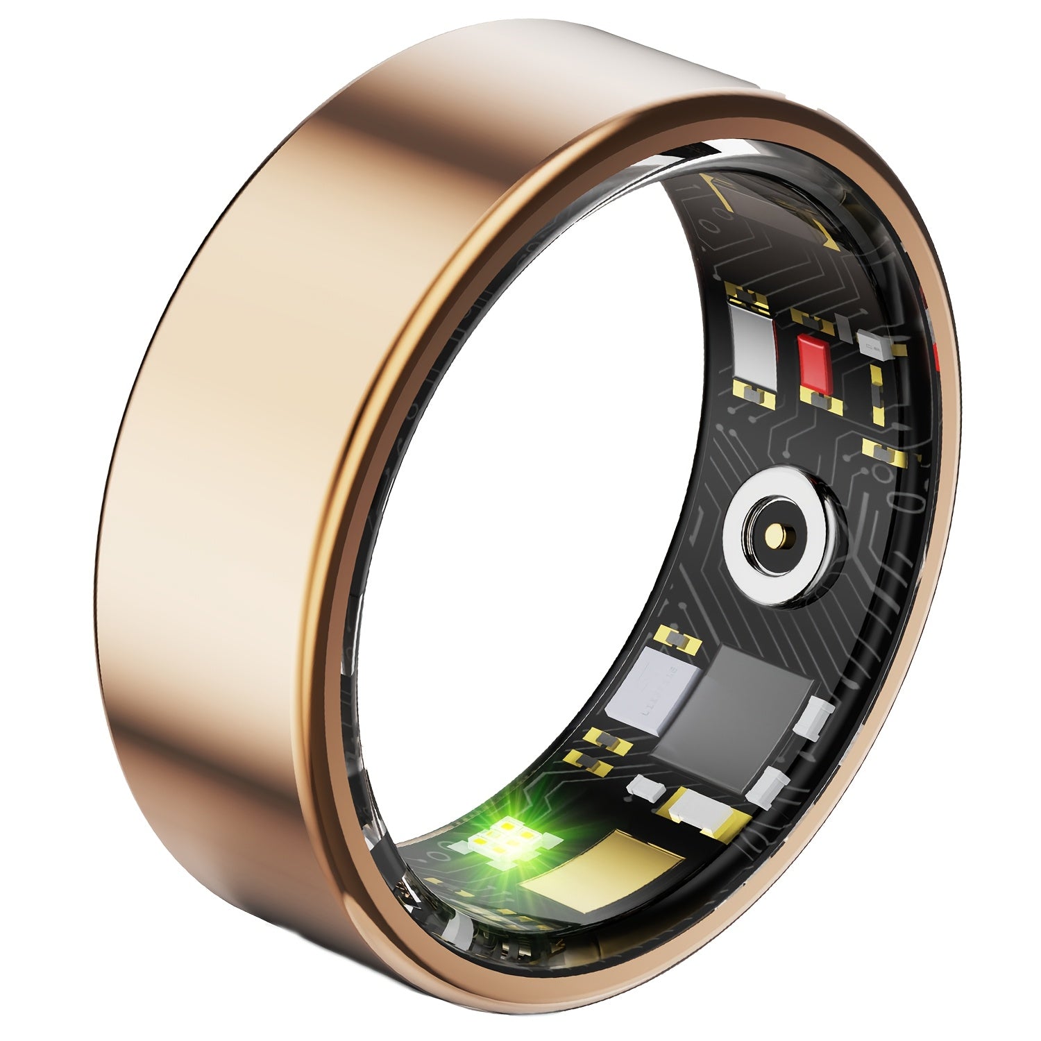 Smart Health Ring with Sleep Tracking – Wearable Fitness Ring with Pedometer, Calories, Distance & HRV Monitoring, Bluetooth 5.3, Waterproof, Compatible with iPhone & Android, Sizes #7-#13