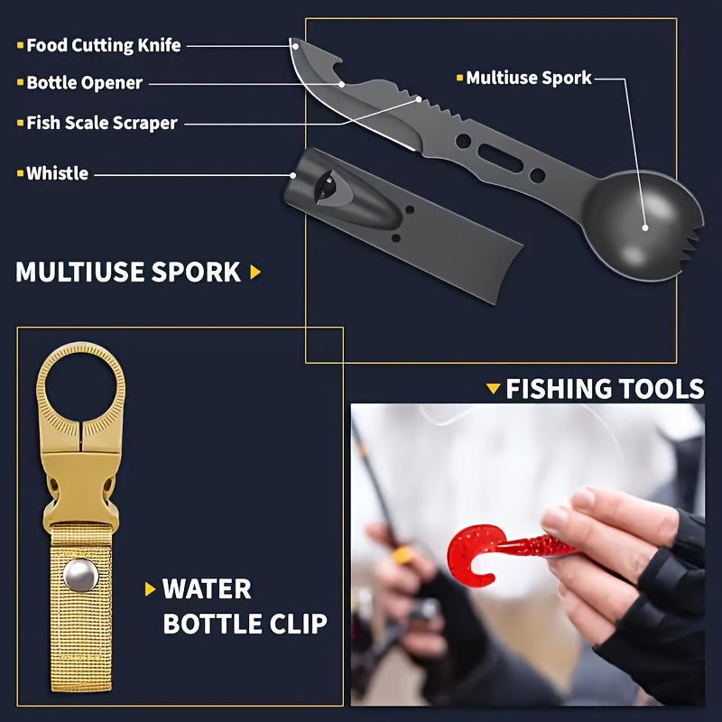 28-in-1 Survival Kit Tactical Knife Set & Outdoor Tools for Men – Camping, Hunting, Fishing, Hiking Gear | Father's Day Gift for Dad Husband Boyfriend
