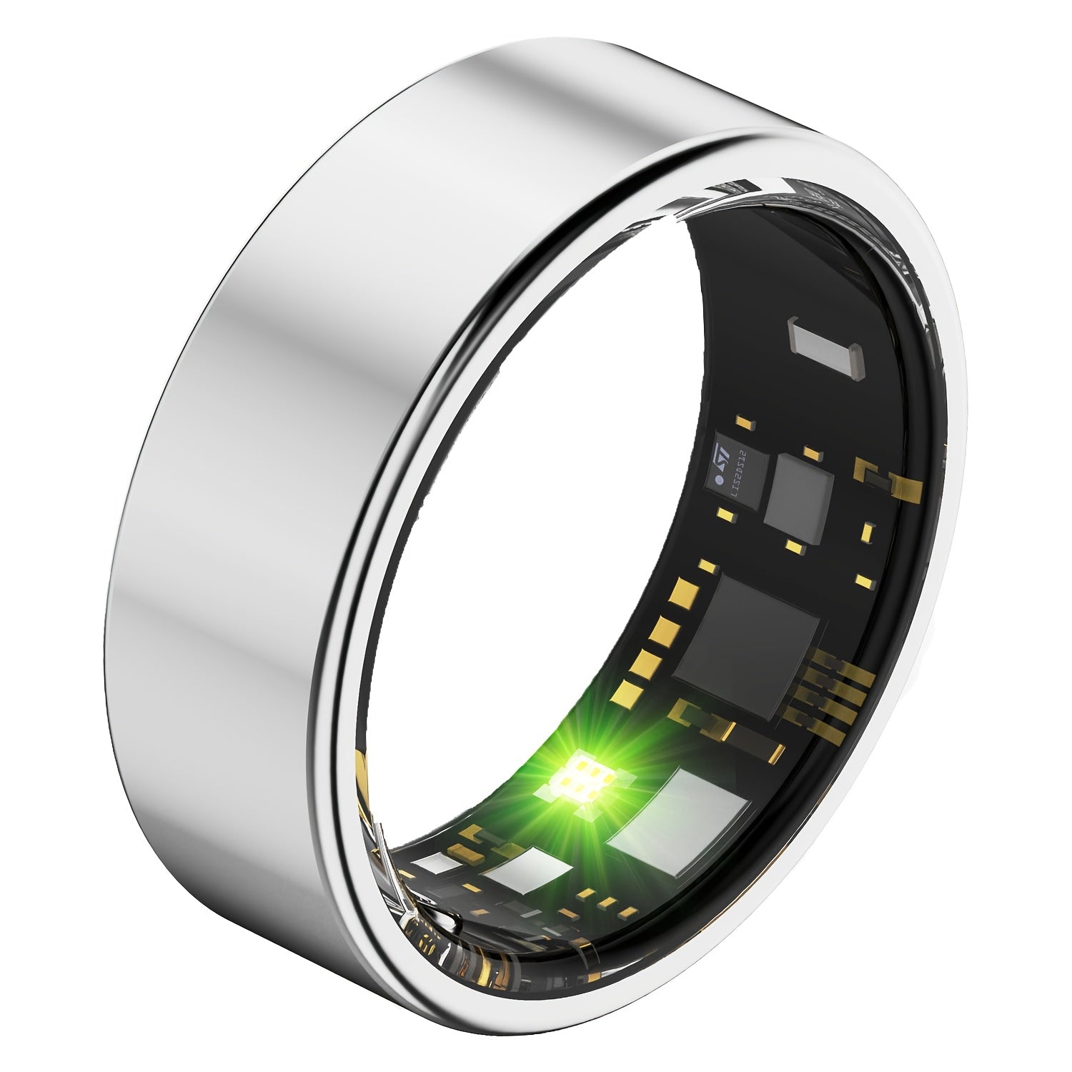 Smart Health Ring with Sleep Tracking – Wearable Fitness Ring with Pedometer, Calories, Distance & HRV Monitoring, Bluetooth 5.3, Waterproof, Compatible with iPhone & Android, Sizes #7-#13