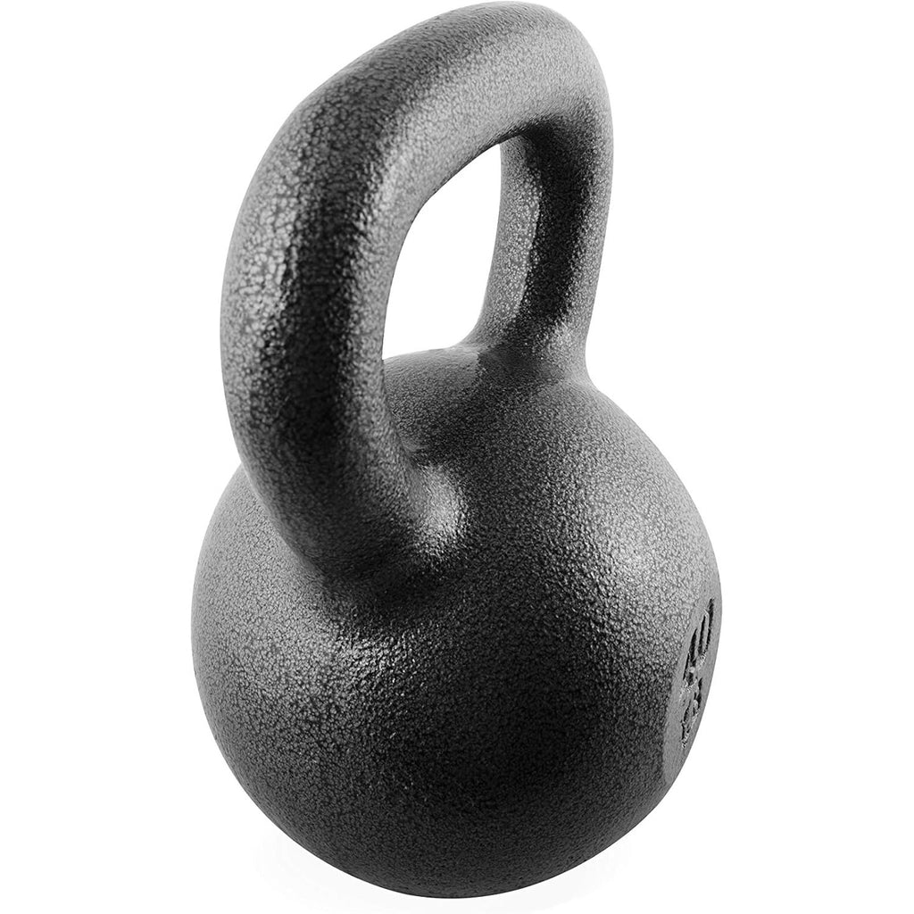 Cast Iron Kettlebell 10 25 35 50 70 LB Hammerstone Painted Flat Bottom Wide Handle – Home Gym Strength Training CrossFit HIIT Full Body Workout Weight