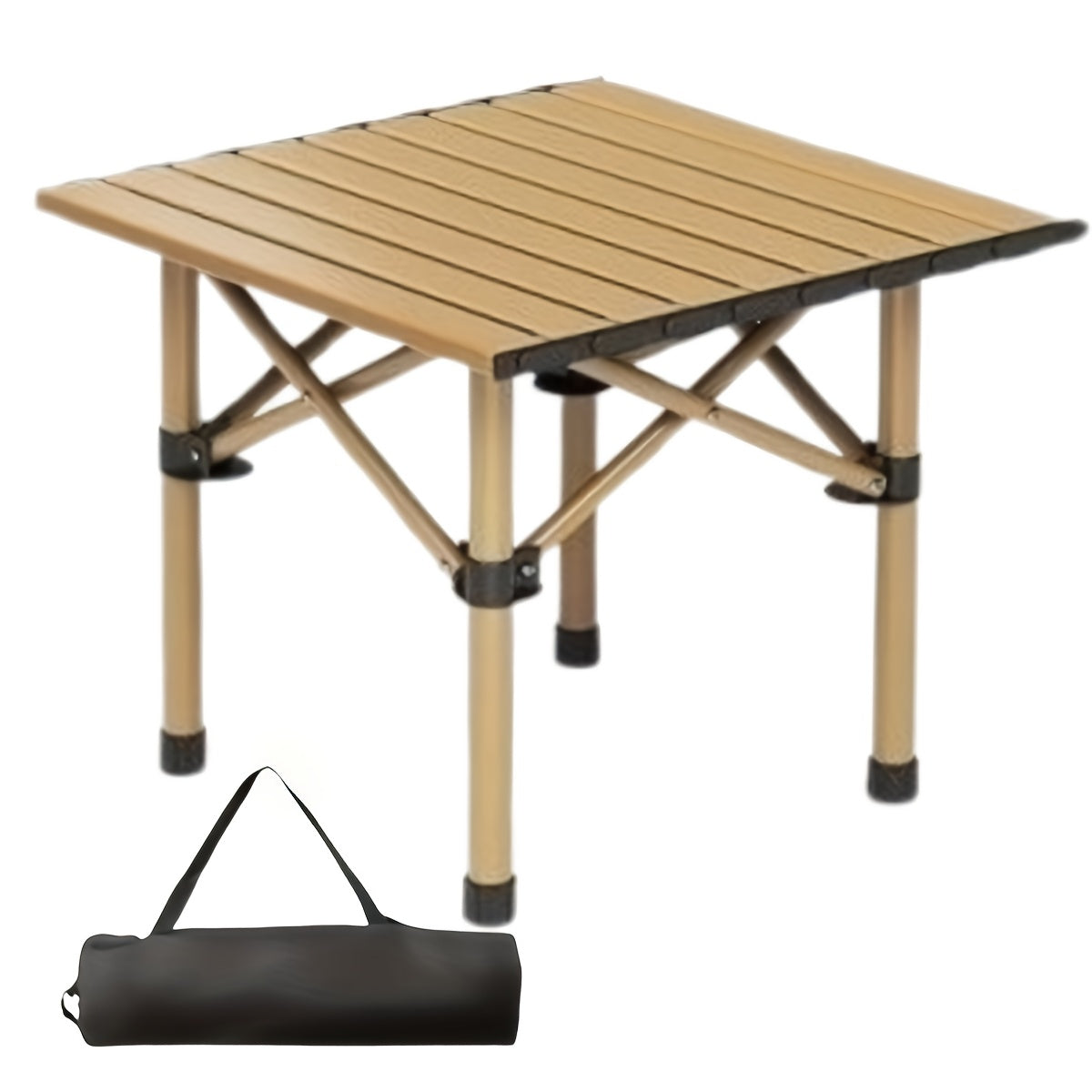 Portable Folding Camping Table with Storage Bag - Lightweight Large Outdoor Picnic Table for Camping, BBQ, Garden, Beach & Backyard, Foldable Camp Table for Family