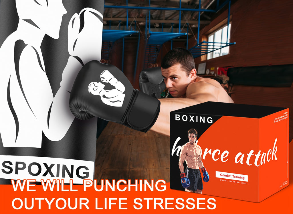 Freestanding Punching Bag with Stand 70 Inch Heavy Boxing Bag with Boxing Gloves Electric Air Pump Inflatable Training Bag for Adults Men Women Teens MMA Muay Thai Fitness Home Gym