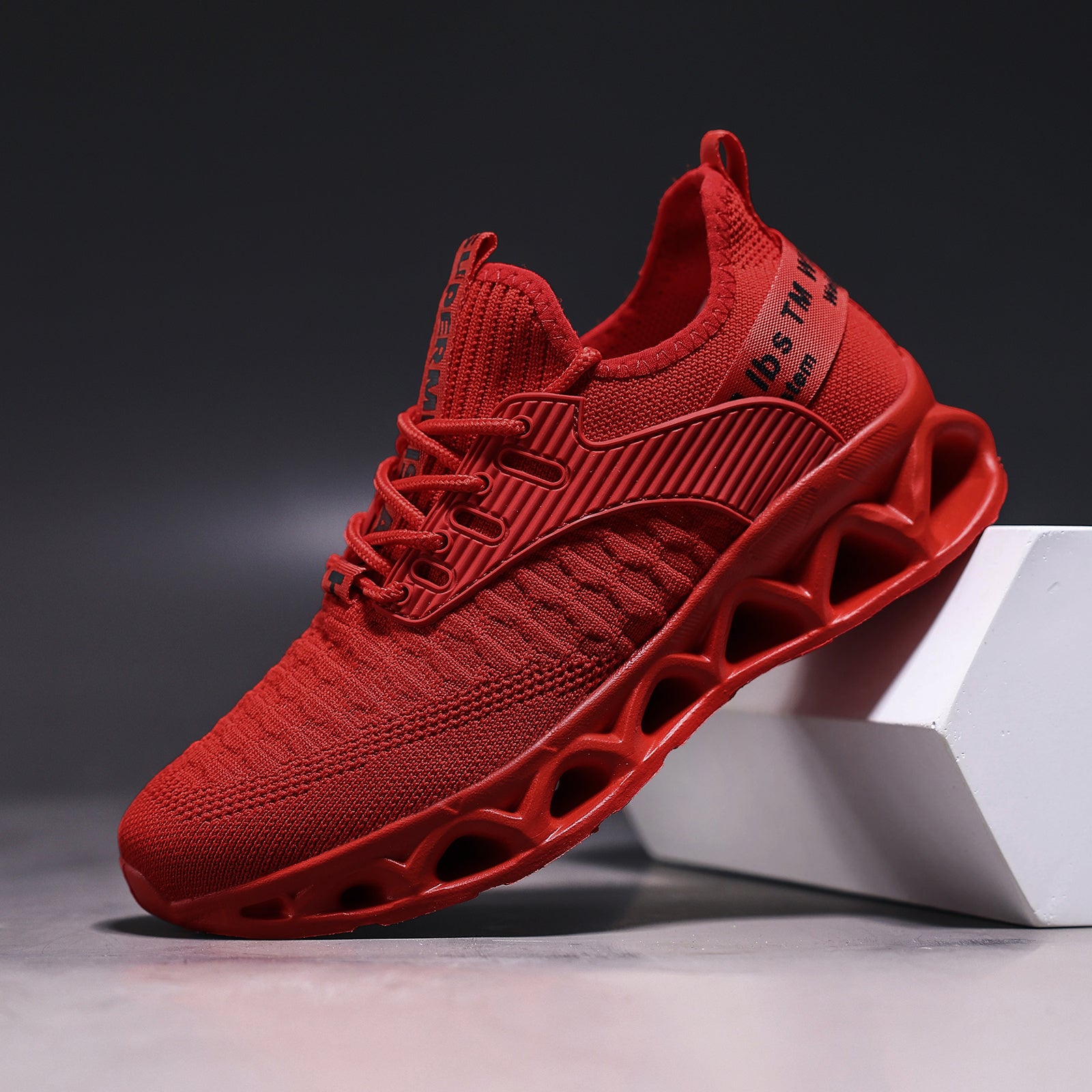 Women's Breathable Running Sneakers Non-Slip Blade Sole – Lightweight Cushioned Gym Walking Work Outdoor Training Shoes for Women US Size 6.5-12.5 – 7 Colors