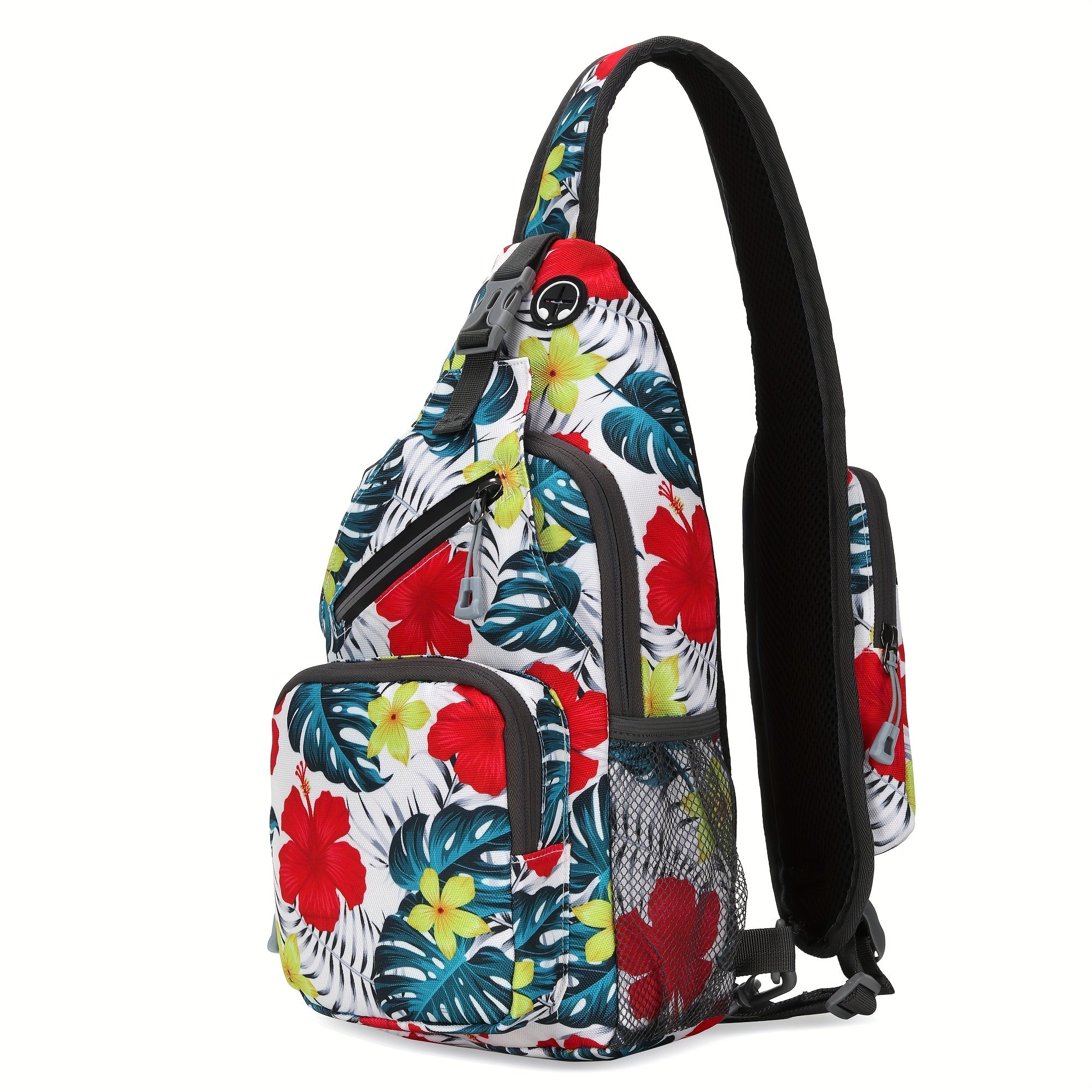 Crossbody Sling Bag for Men Women Large Capacity – Single Shoulder Travel Bag Multi-Purpose Outdoor Hiking Commuter Everyday Carry EDC Bag Secure Zipper Closure Unisex 14 Colors