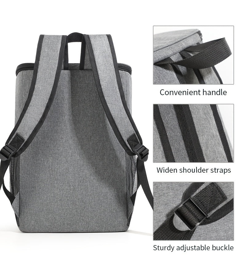 Insulated Cooler Backpack 30+ Cans Extra Large – Leakproof Shoulder Bag for BBQ Camping Picnic Beach Outdoor Men Women