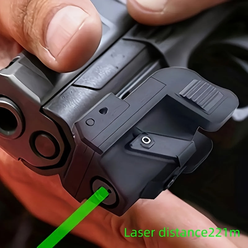 Laser Sight for Pistols and Rifles Picatinny Rail Mount USB Rechargeable Red Green Blue Purple Laser Dot with Strobe Mode Compact Lightweight Class IIIa 5mW