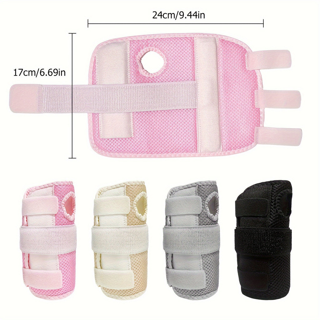 Wrist Brace 1 Pair Dual Plate Triple Fixation Adjustable Breathable Support Wrap – Sports Fitness Carpal Tunnel Pain Relief for Men & Women
