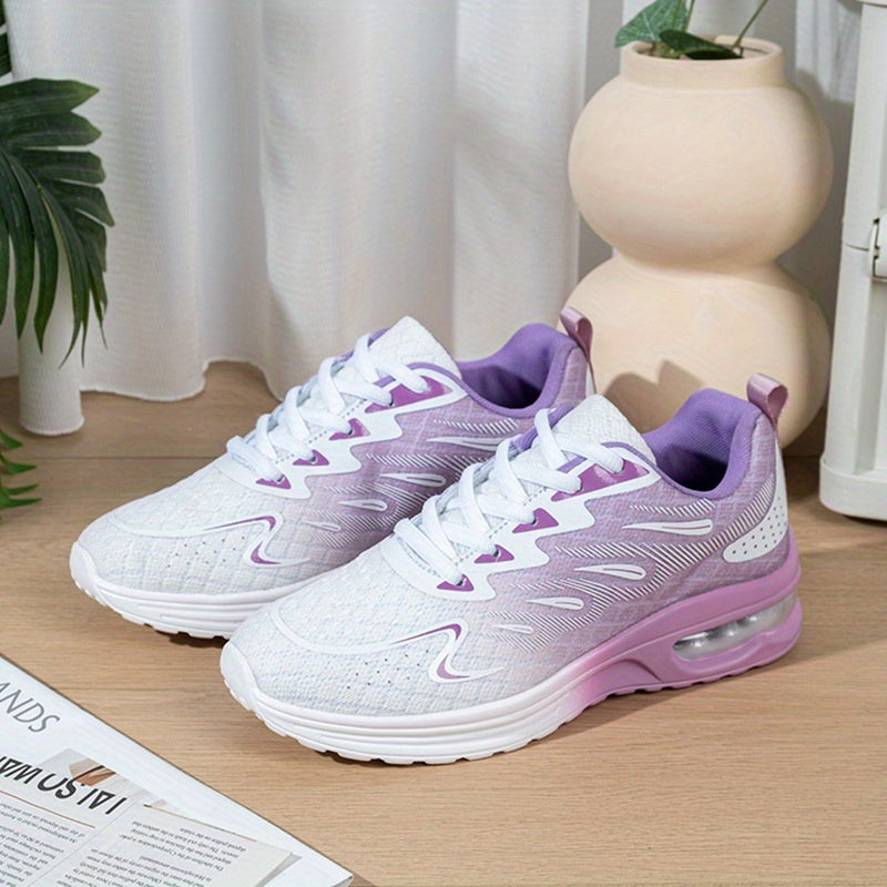 Women's Running & Walking Shoes – Lightweight Mesh Air Cushion Sneakers, Non-Slip Breathable Tennis Shoes with Arch Support, US 5.5-11, 8 Colors