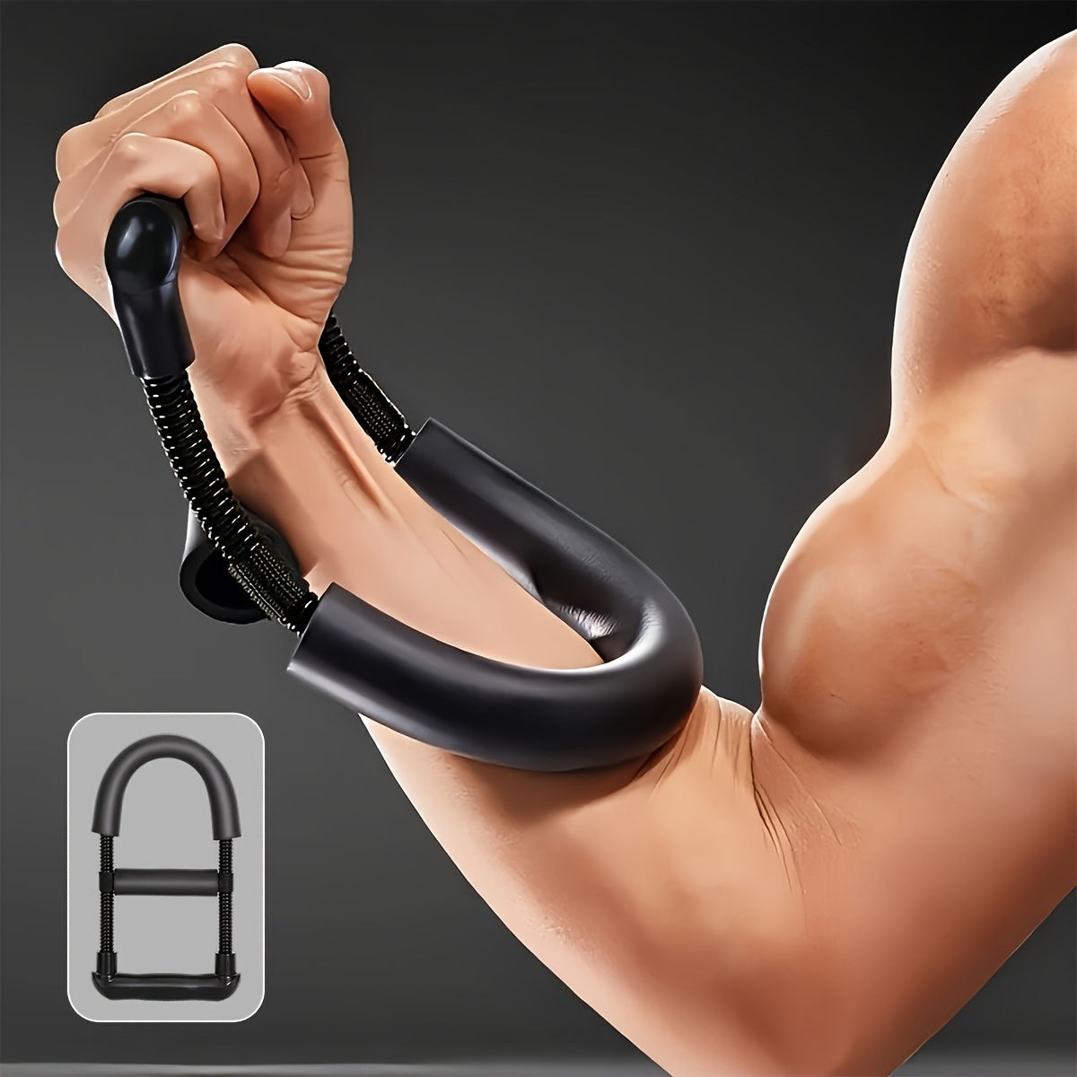 Forearm Strengthener Wrist Exerciser Adjustable Tension Hand Grip Trainer Arm Strength Developer for Home Gym Workout Beginner and Pro 1pc or 2pcs