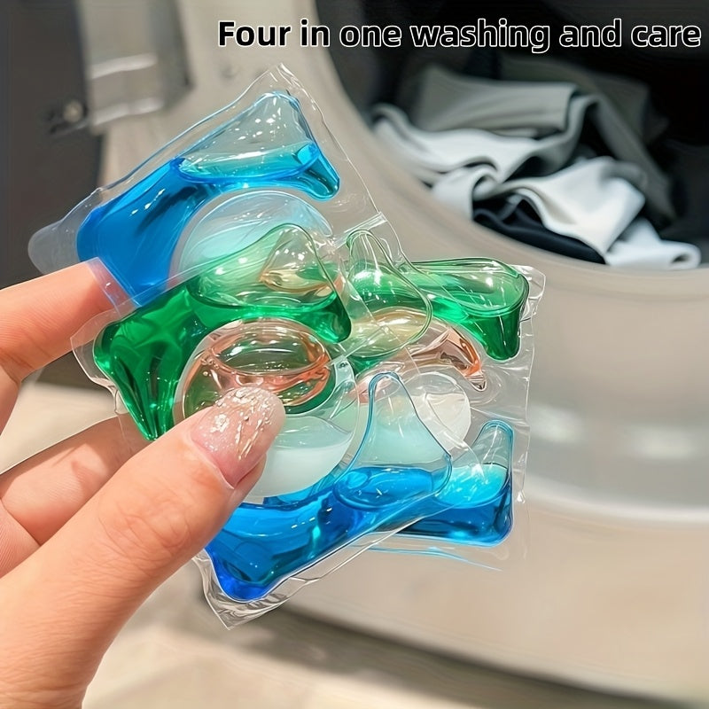 Laundry Pods Concentrated – Deep Cleaning, Tough Stain Removal, Long-Lasting Fragrance, Quick-Dissolving No Residue Laundry Detergent Pods | 200g, 300g, 600g, 1200g Bulk Pack