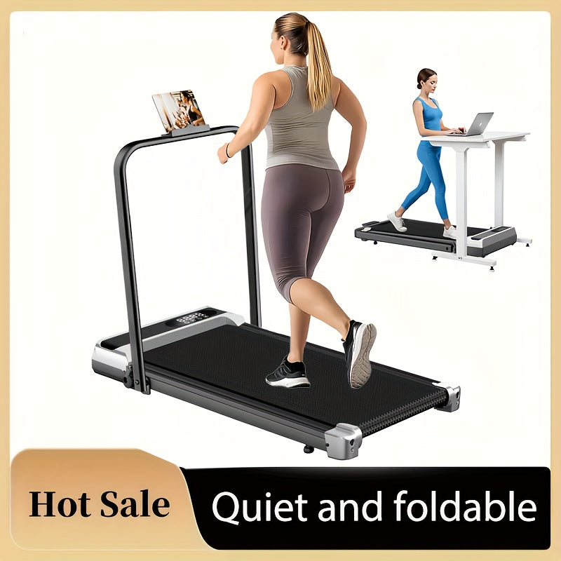 Foldable Treadmill 3-in-1 14% Incline 300 Lbs 3.0HP Quiet Walking Pad – Portable Home Gym Walking Jogging Running Machine with Handle