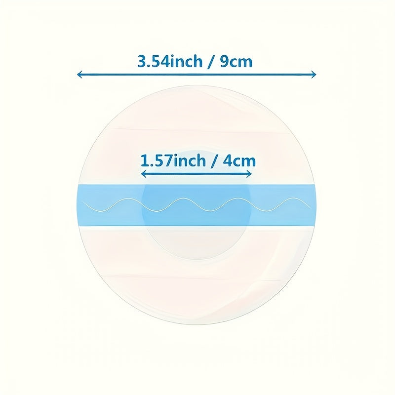 Libre Sensor Adhesive Patches 100pcs Latex-Free Strong Adhesion PU Film CGM Protection Patches for FreeStyle Libre 2 & 3 Transparent No Center Adhesive Pre-Cut