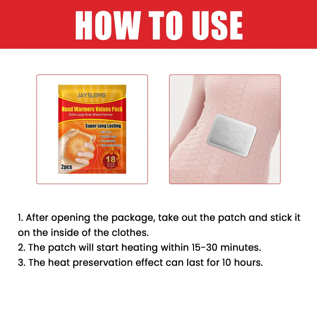 Hand Warmers 20 Pack – 10-Hour Lasting Heat, Odorless Disposable Warmers for Outdoor Activities, Camping, Hunting, Skiing, Travel & Cold Weather Baby Use