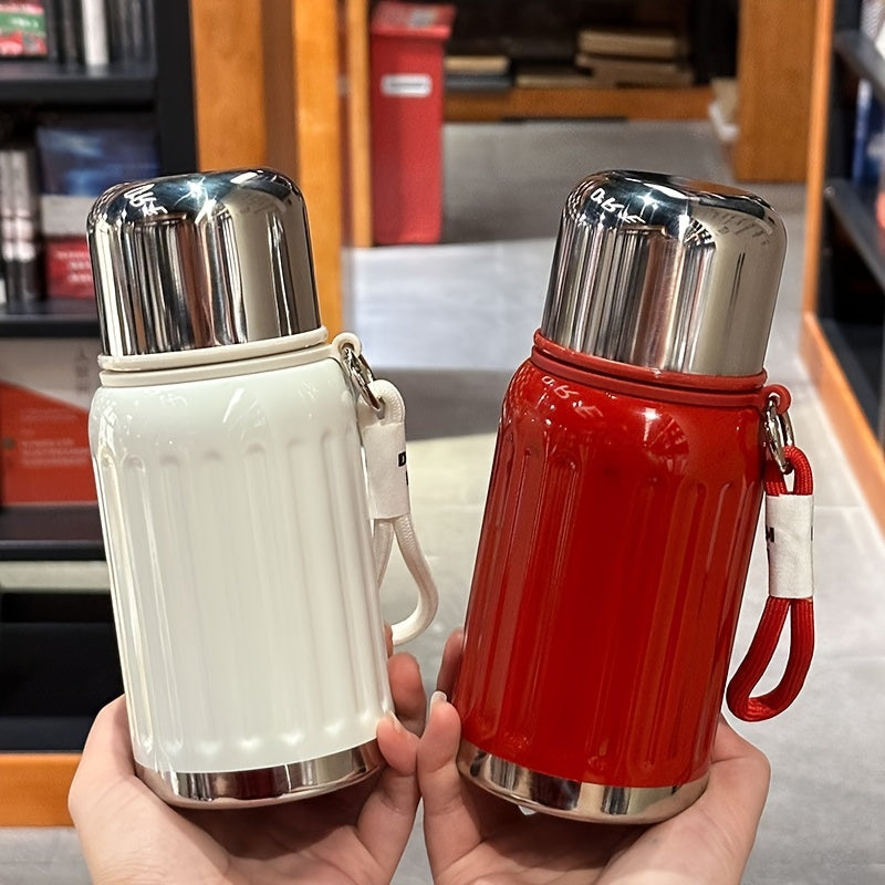 Stainless Steel Thermos 316 Vacuum Insulated Tumbler Keeps Drinks Hot & Cold – Portable Travel Cup for Work School Camping Sports