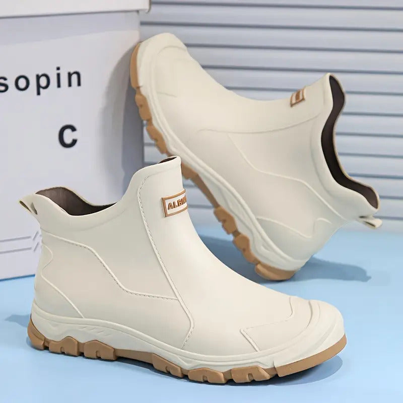 Short Rain Boots for Men & Women – Waterproof Non-Slip Outdoor Rubber Boots for Hiking, Rainy Days, Car Wash & Garden, US 6-11, Multiple Colors