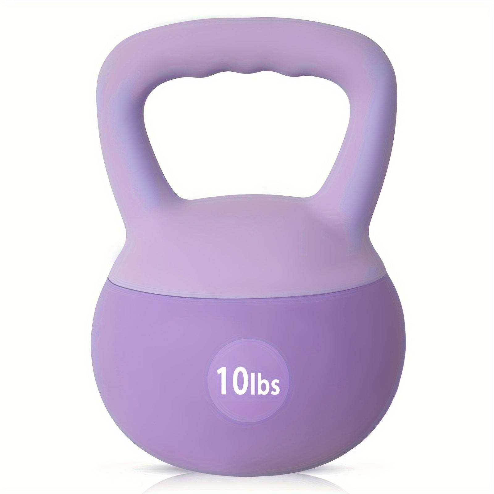 Soft PVC Kettlebell with Wide Non-Slip Handle – Iron Sand Filled Strength Training Weights 10-30 lbs for Women & Home Gym, Swings, Squats, HIIT & CrossFit