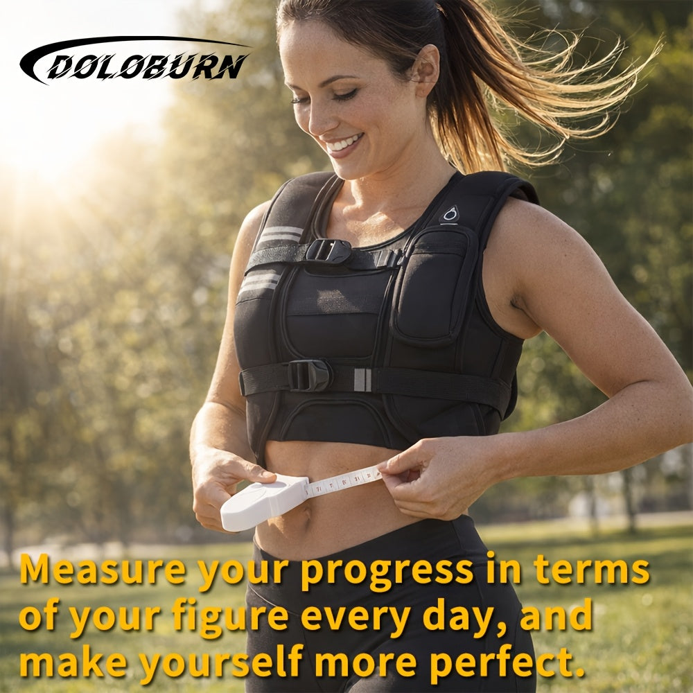 Weighted Vest 8 12 16 lb Reflective Slim Fit with Phone Pouch – Running Gym Strength Training Core Fitness Unisex Men Women