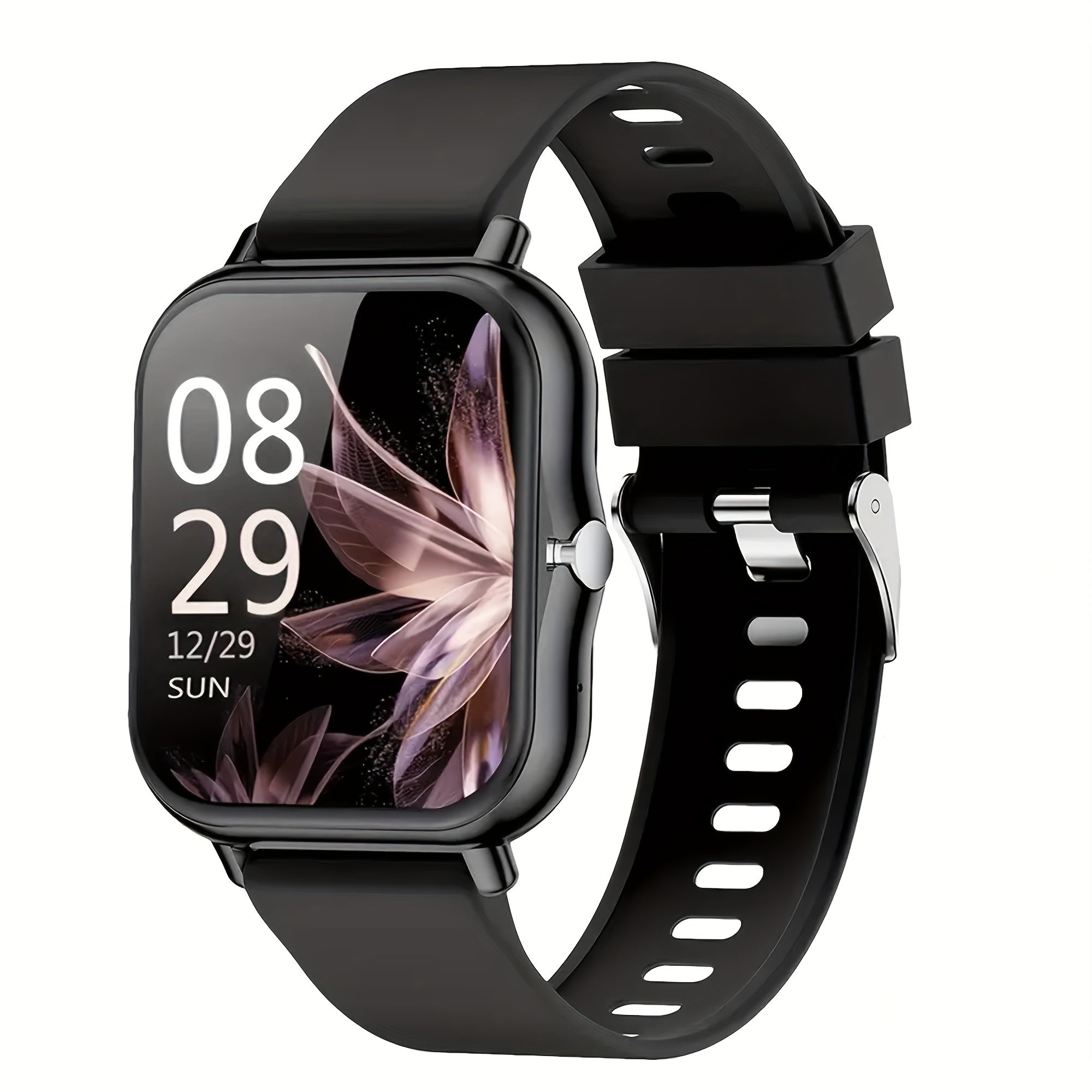 Smartwatch Full Touch Screen Wireless Calling Multi-Sport Modes Music Control Magnetic Charging Compatible with iPhone Android Men Women Fashion Sports Watch
