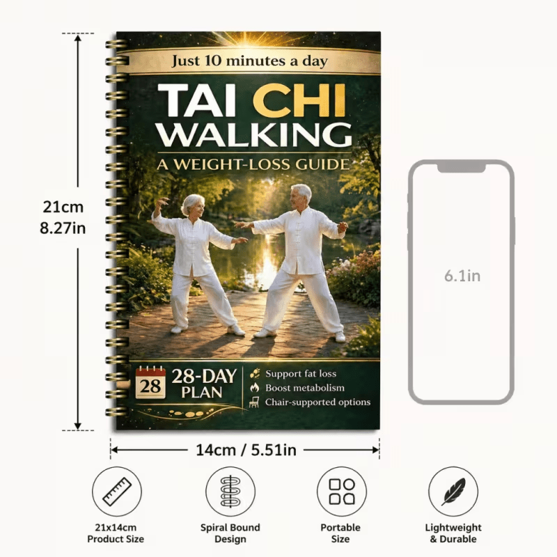Chair Tai Chi Chair Yoga Guide Books for Seniors 3-Book Set – 10-Minute Daily Exercises 28 & 30 Day Program for Beginners Over 60 Low-Impact Home Fitness Spiral-Bound