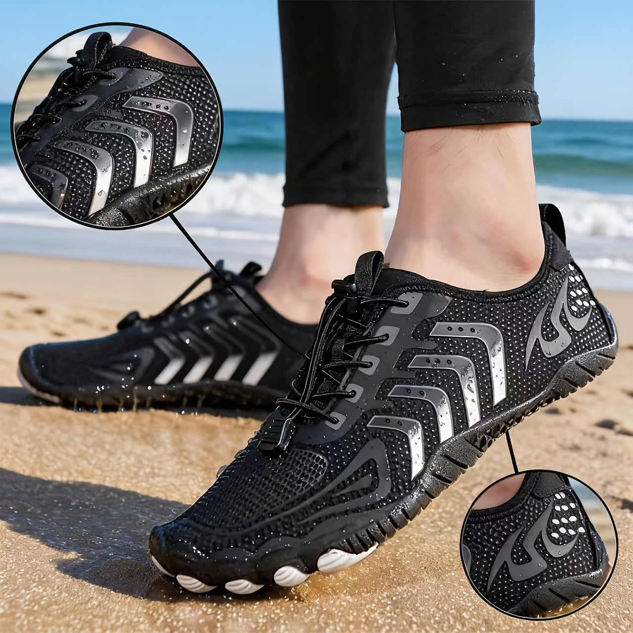 Women's Barefoot Sneakers – Lightweight Casual Shoes for Yoga, Fitness, Beach, Swimming & Water Sports, Couple Shoes Indoor Outdoor, Sizes US 5-12.5