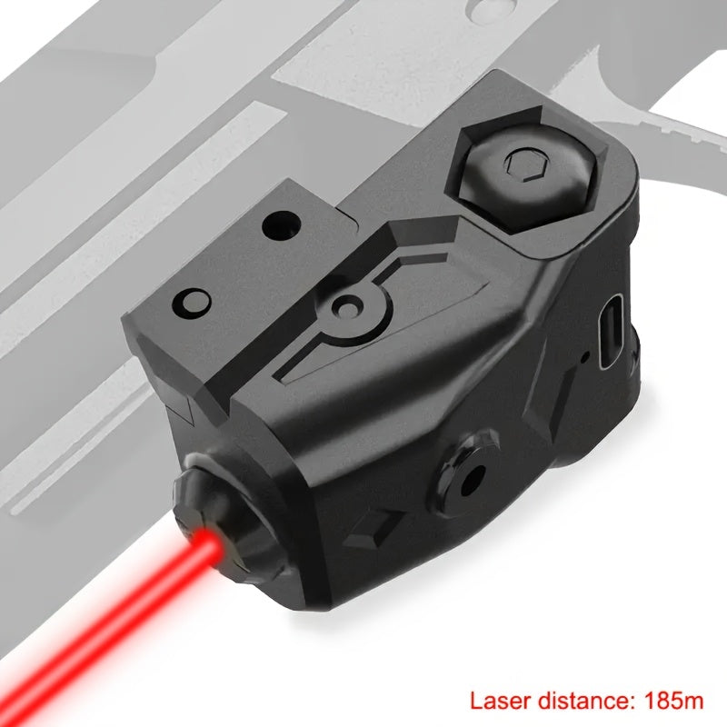 Picatinny Rail Laser Sight with Type-C Charging – Ultra Compact Green Red Purple Laser for 20mm Rail Pistols Rifles Handguns Ambidextrous Left Right Hand Compatible