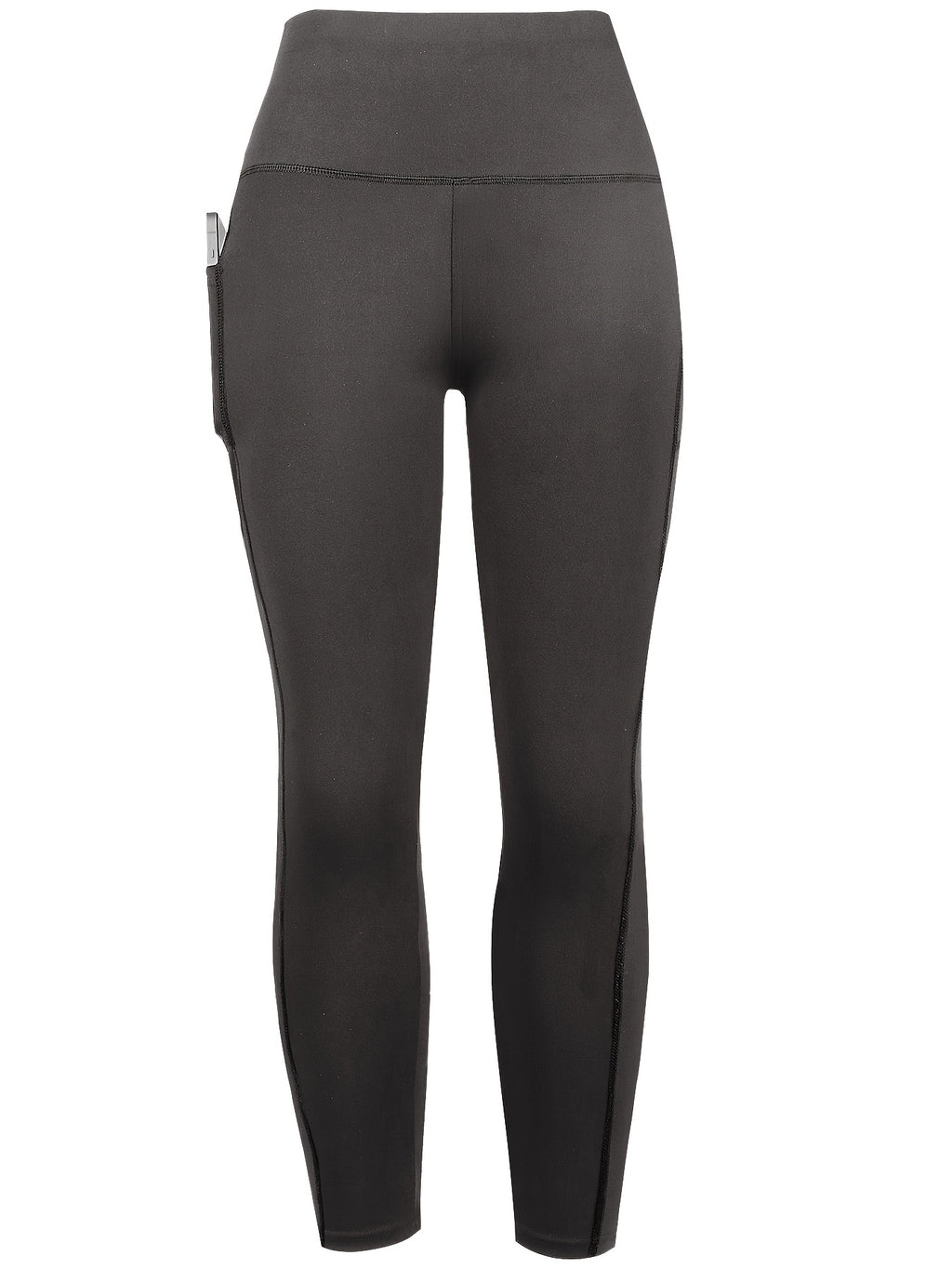High Waisted Yoga Pants for Women with Pockets High Stretch Solid Color Athletic Leggings for Running Gym Workout Training XS-XXL