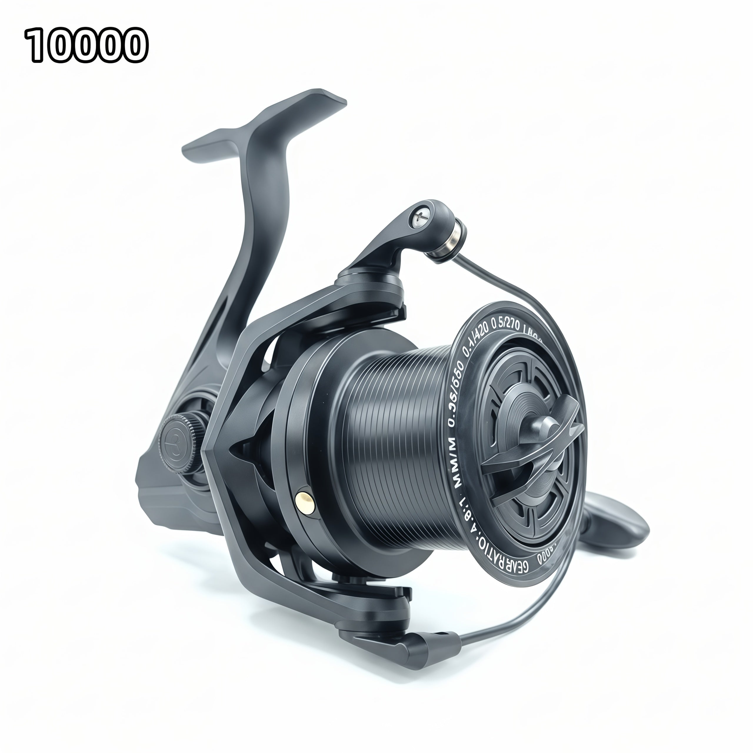 Deep Sea Spinning Fishing Reel 8000-14000 – Heavy Duty Metal Saltwater Reel, Large Line Capacity, Ambidextrous Handle, Offshore Big Game Fishing Wheel for Large Fish