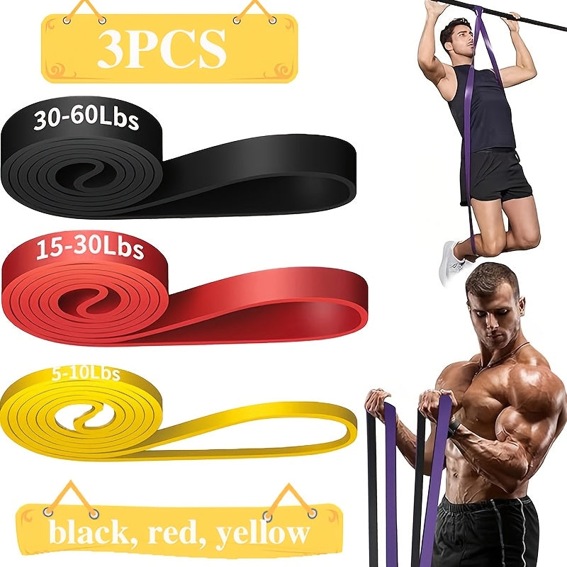 Pull Up Resistance Bands Set 3 5 Pack – Assisted Pull Up Bands for Men Women Muscle Training Stretching Powerlifting Calisthenics Body Workout Recovery Home Gym