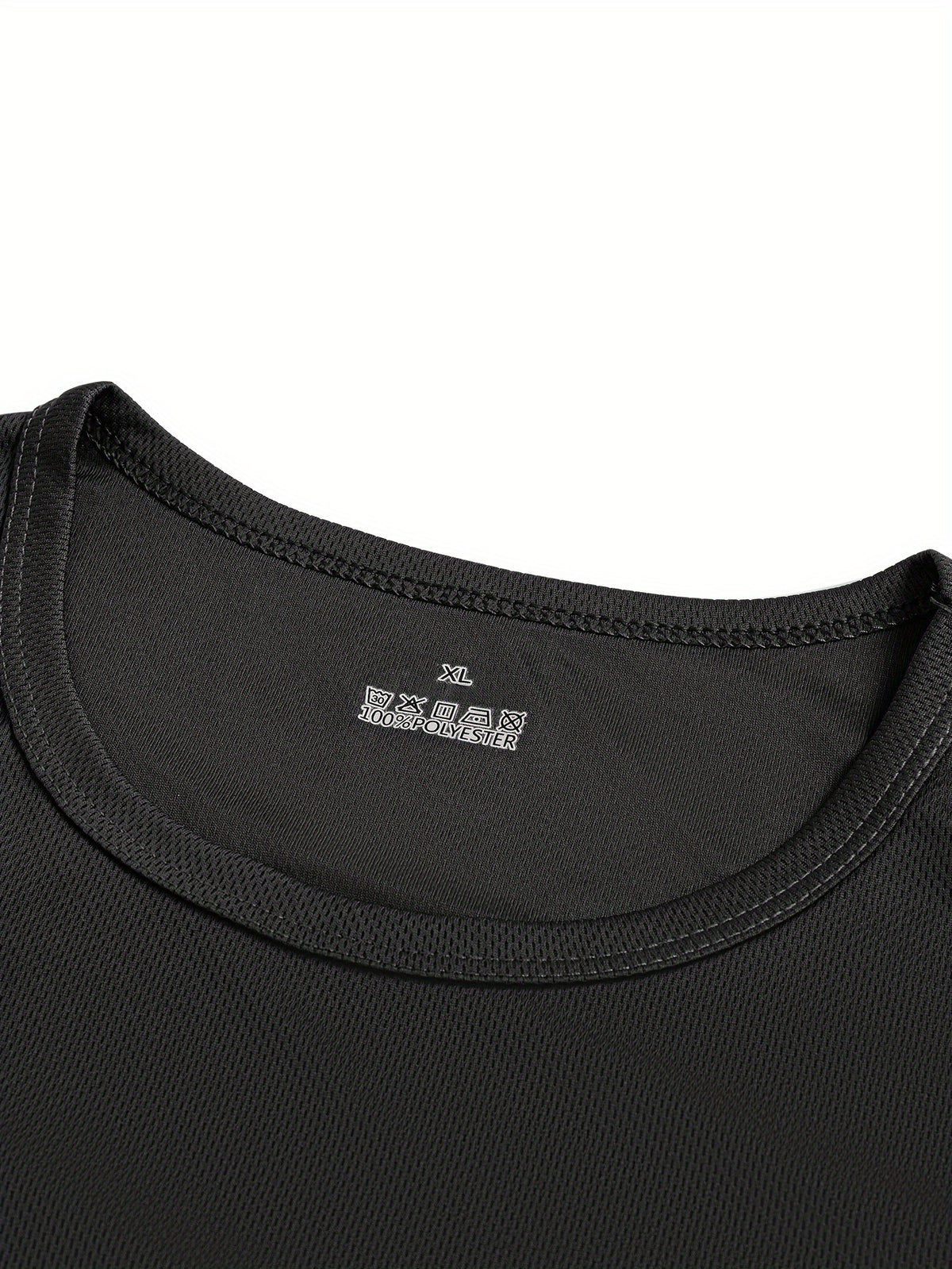 Men's Quick Dry Workout T-Shirts 10 Pack 100% Polyester Moisture Wicking Crew Neck Short Sleeve Gym Running Tees S-XXXL – Breathable Athletic Activewear for Men Outdoor Sports