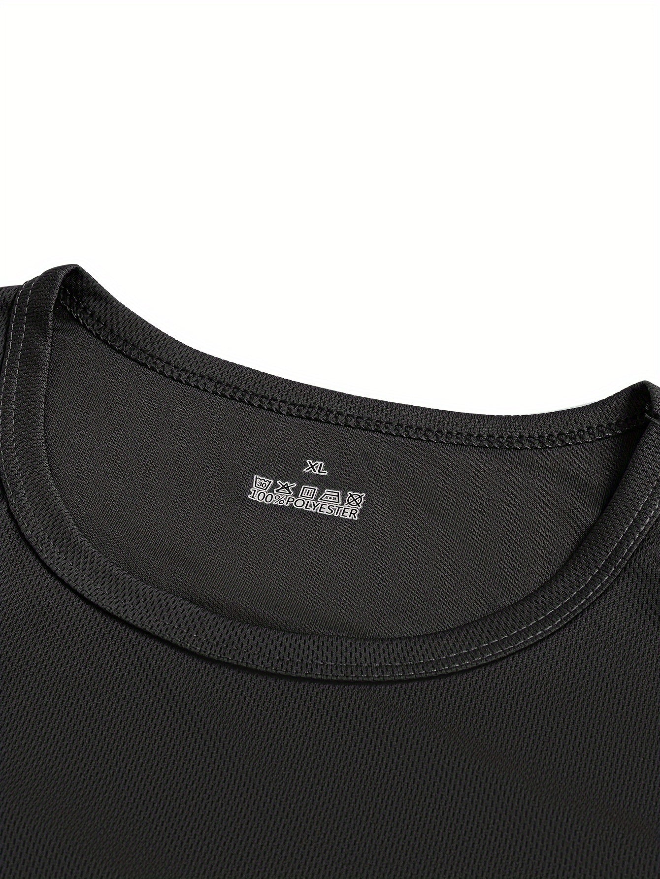Men's Quick Dry Workout T-Shirts 10 Pack 100% Polyester Moisture Wicking Crew Neck Short Sleeve Gym Running Tees S-XXXL – Breathable Athletic Activewear for Men Outdoor Sports
