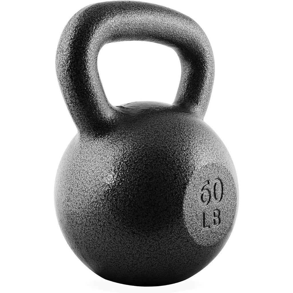 Cast Iron Kettlebell 10 25 35 50 70 LB Hammerstone Painted Flat Bottom Wide Handle – Home Gym Strength Training CrossFit HIIT Full Body Workout Weight