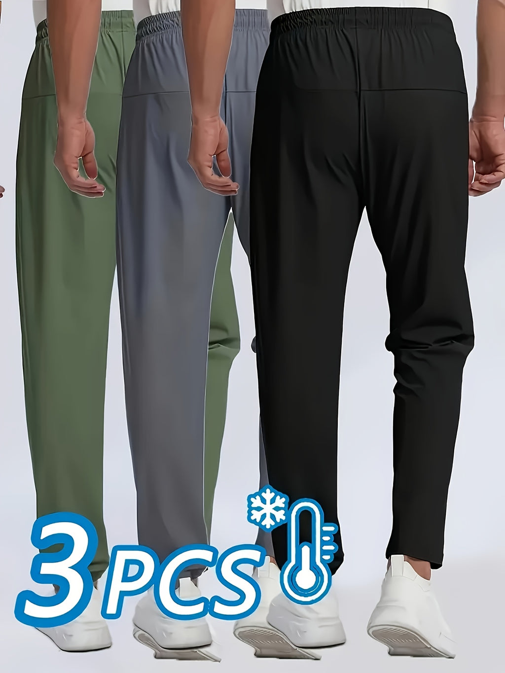 Men's Athletic Shorts 3-Pack Quick Dry Lightweight Stretchy Running Shorts for Men - Breathable Workout Gym Shorts for Rock Climbing Outdoor Sports - Black Dark Blue Light Gray S M L XL XXL XXXL