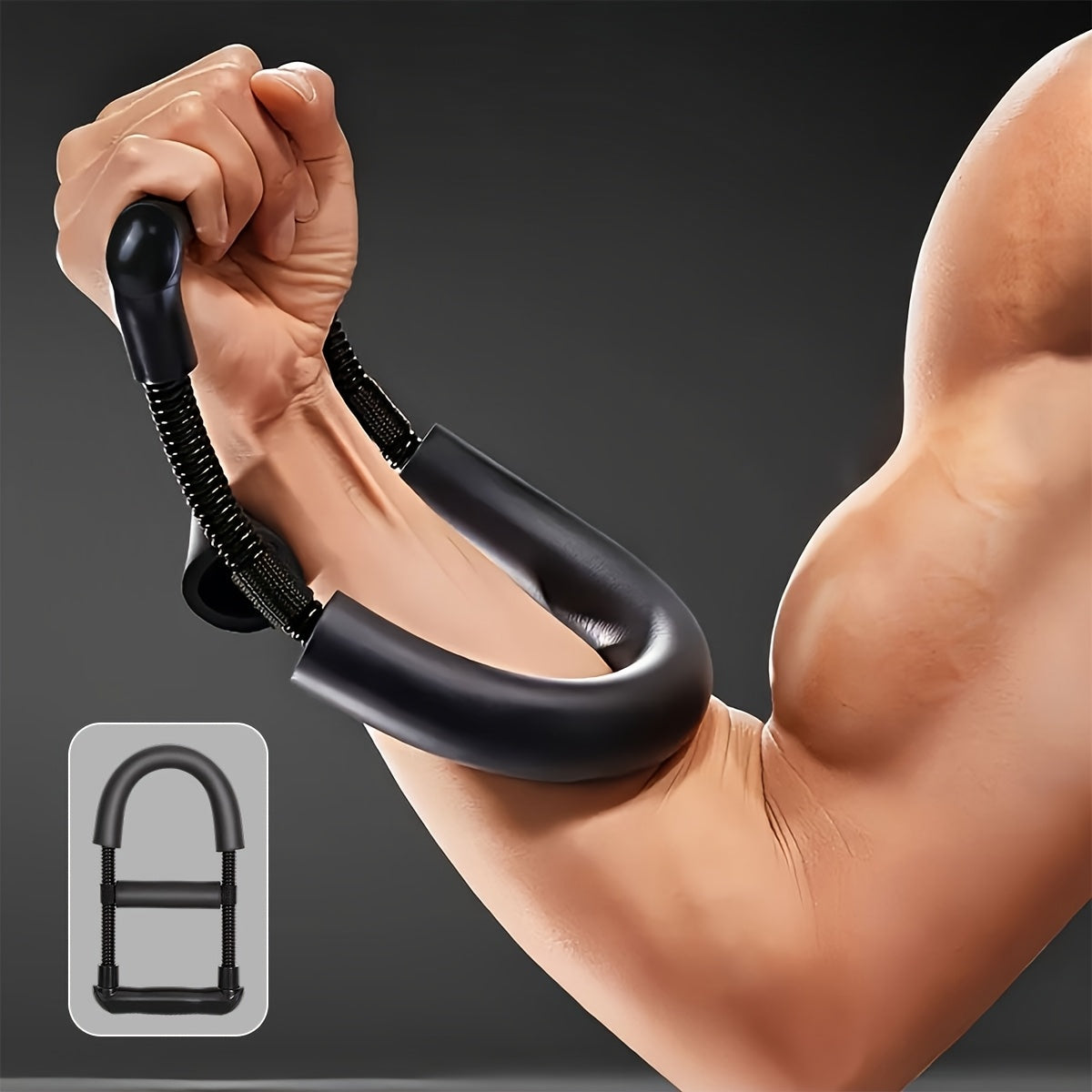 Forearm Strengthener Wrist Exerciser Adjustable Tension Hand Grip Trainer Arm Strength Developer for Home Gym Workout Beginner and Pro 1pc or 2pcs