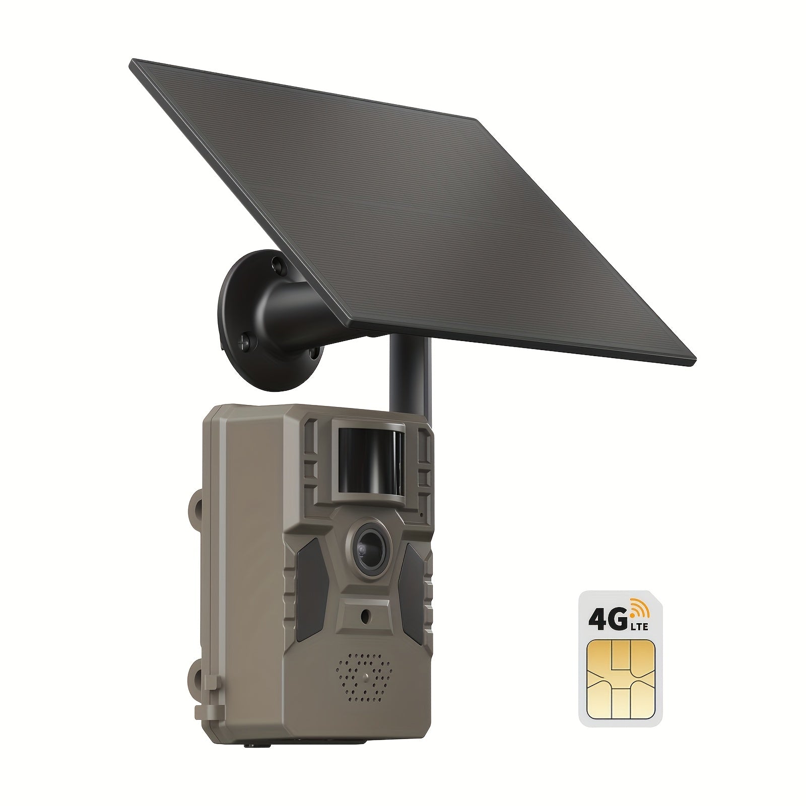 4G Trail Camera Wireless Outdoor – 2K 1440p Solar Security Camera, No-Glow Night Vision 75ft, 0.2s Trigger, Built-In SIM, No WiFi Needed | 1, 2 & 4-Pack Options