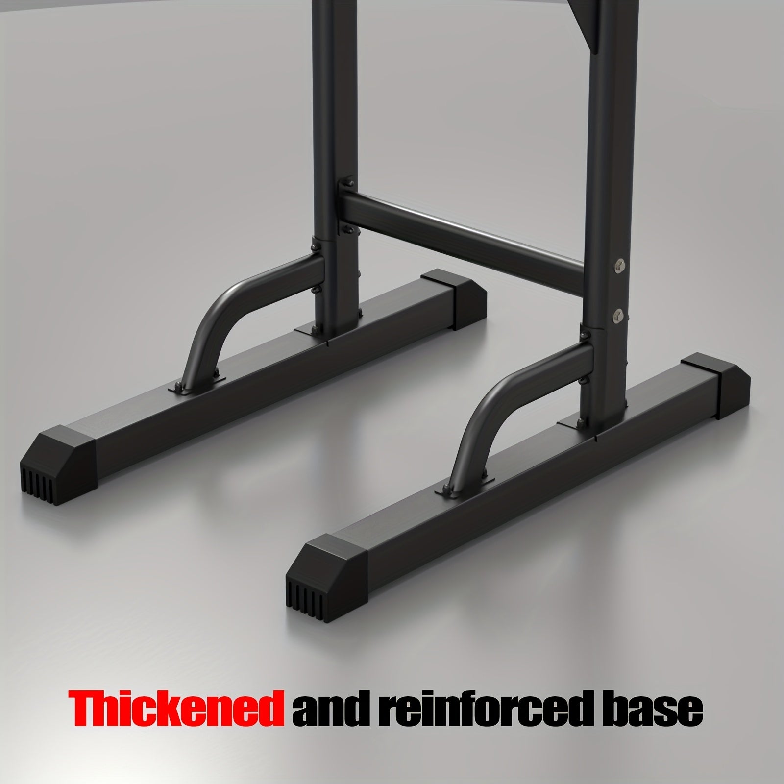 Power Tower Dip Station with Adjustable Height for Home Gym, Multi-Function Pull Up Bar Station for Strength Training, Workout Fitness Station for Dips Push Ups Knee Raises