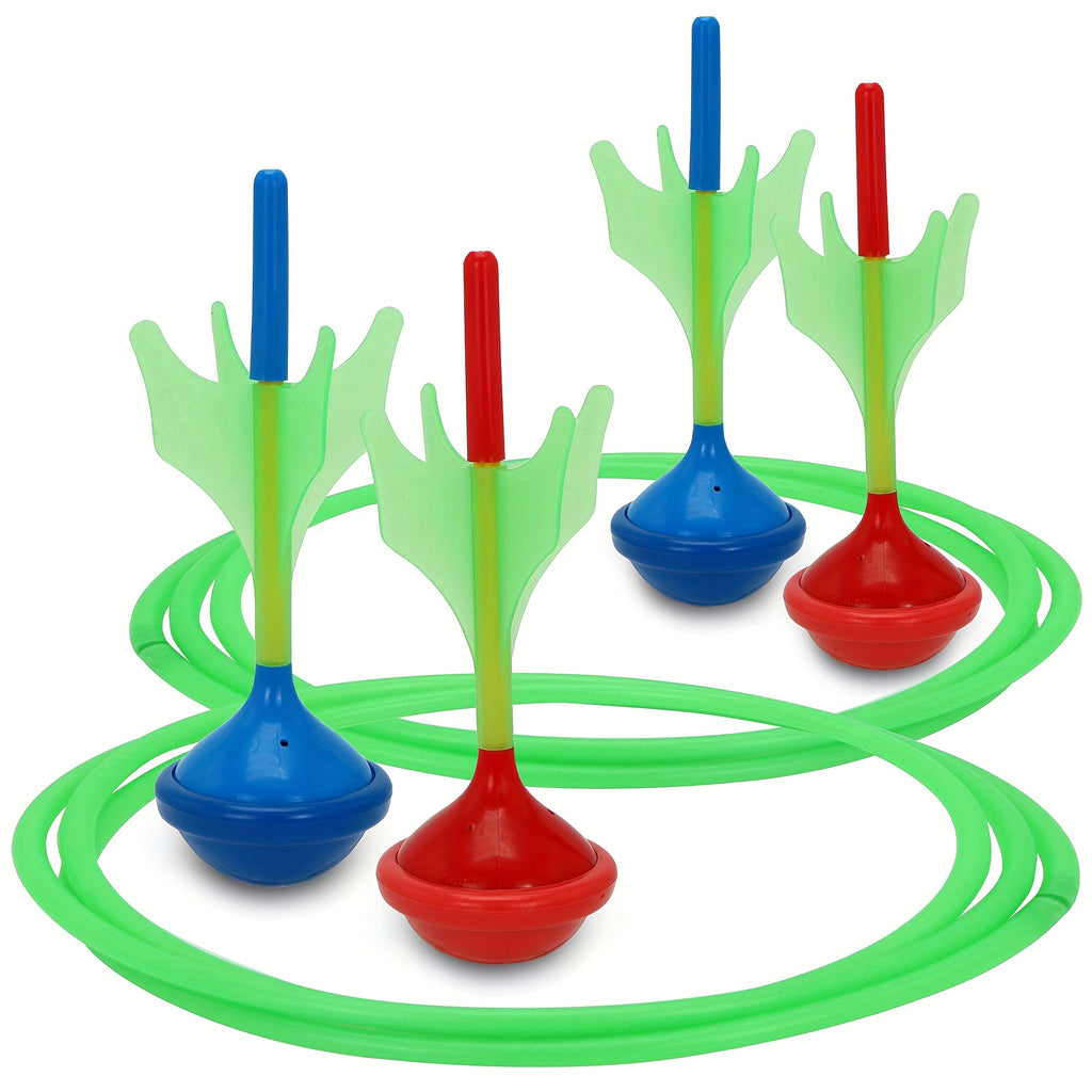 Lawn Darts Game Set 6 Piece Glow in the Dark Outdoor Yard Games for Kids Adults Family Soft Tip Safe Backyard Toss Game